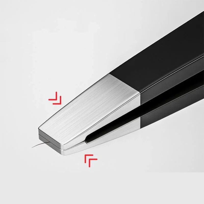 1-10 قطعة ملاقط الحاجب من الفولاذ المقاوم للصدأ المهنية إزالة شعر الوجه تشكيل ماكياج أداة عدة أدوات الحاجب العين الدقيقة السوداء