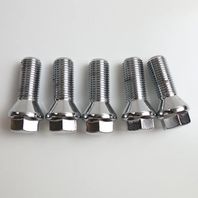 22mm thread length M12X1.5 High Quality Steel Wheel Bolts Lug Bolt -Automobile short head Bolts