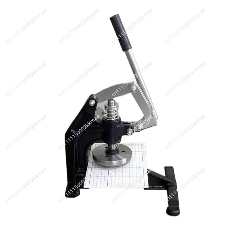 Manual Grade Textile Material Round Cutter for Fabric Sampling New Condition Cloth Cutting Machine