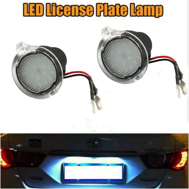 

For Ford Edge Mondeo MK5 5 Fusion 2 Explorer Everest Mustang Car Rearview Mirror Plate Lights Lamp LED Lantern Auto Accessories