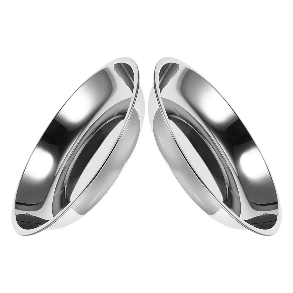 

2pcs Stainless Steel Pet 1.5L Large Capacity Smooth Easy Clean Dog Feeding Bowl Puppy Food Holder Cat Water Bowl For Indoor Use