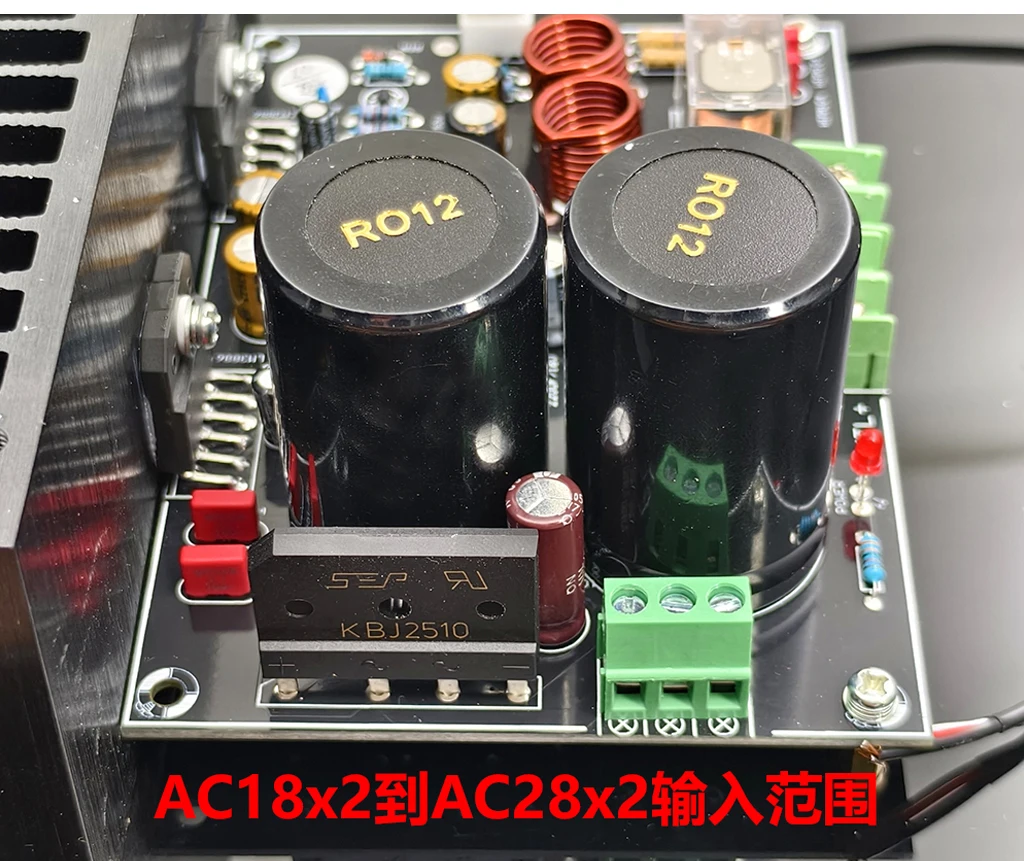 DC servo phiên bản LM3886 2.0CH board khuếch đại công suất bộ dụng cụ CG phiên bản