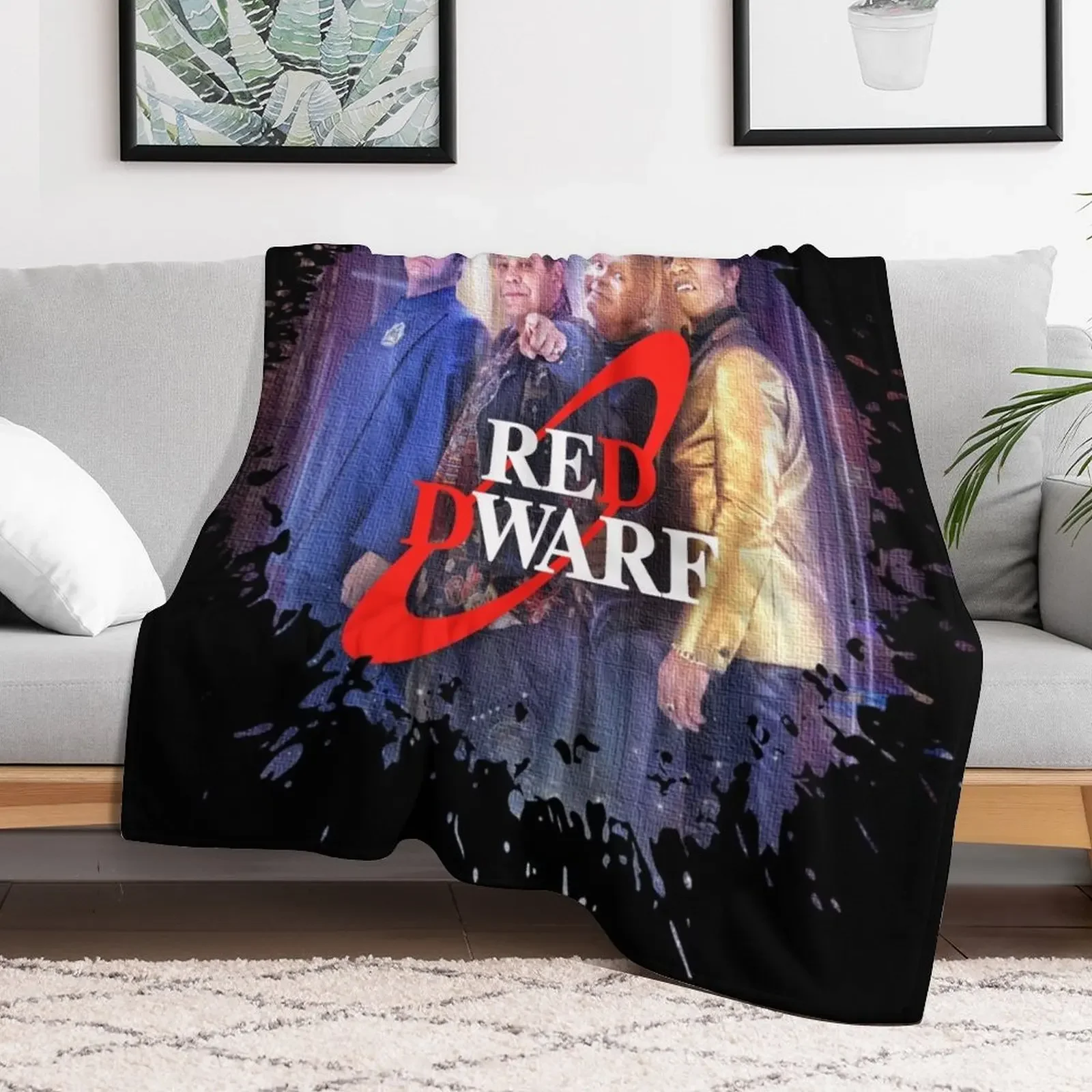 Red Dwarf - Crew Throw Blanket Decorative Sofa Thermal Blankets