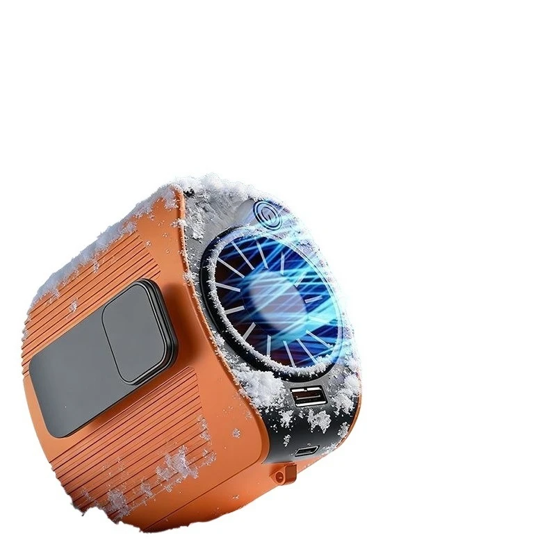 2026 new waist fan outdoor portable cold air neck fan portable clip waist cooling artifact