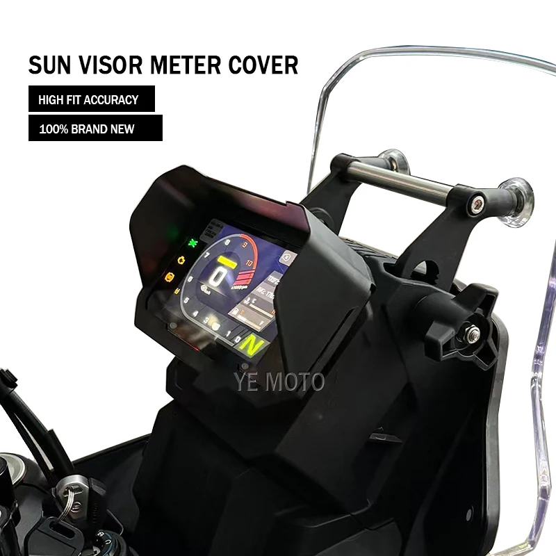 Sonnenblende-Instrumentenhut im Carbon-Look, passend für CFMOTO 450MT 450MT ﻿ 450 mt CF450MT 2024 2025 Motorradabdeckung Schutzteile