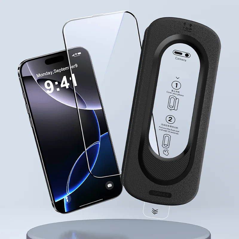 Tempered Glass for iPhone 11/12/13/14/15/16/Plus/Pro/Pro Max HD Tempered Glass Screen Protector Easy Installation tempered  film