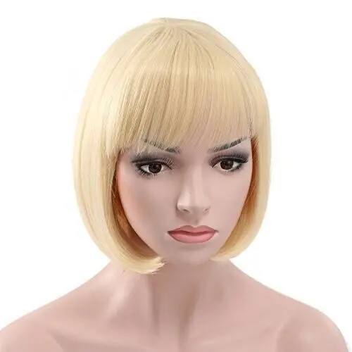 

Short Straight Flapper Cosplay Costume Bob Wig