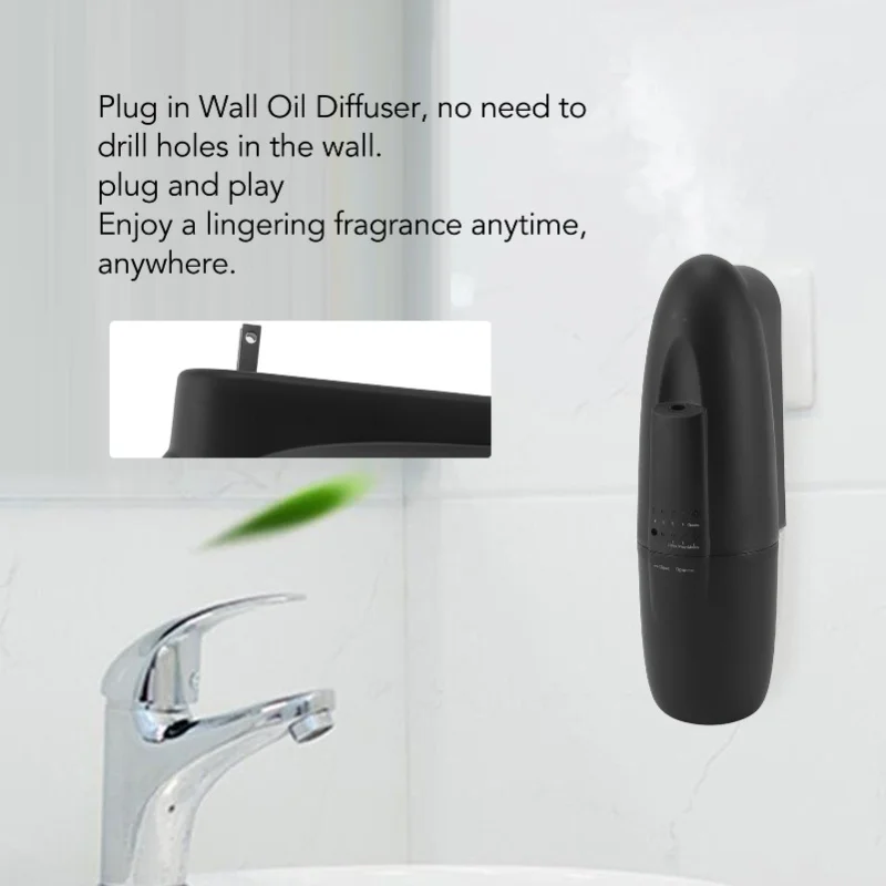 موزع زيت مدمج على الحائط 100 مل، موزع روائح الزيوت العطرية، ناشر رائحة 100 مل، آلة رائحة صامتة للمكتب المنزلي #4