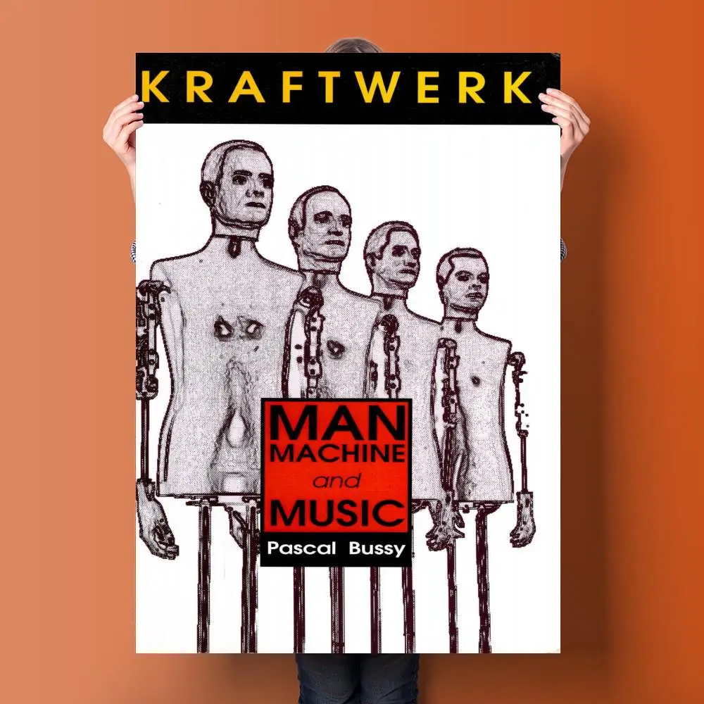 Kraftwerk Poster Painting 24x36 Wall Art Canvas Posters Personalized Gift Modern Family bedroom Decoration Art Poster