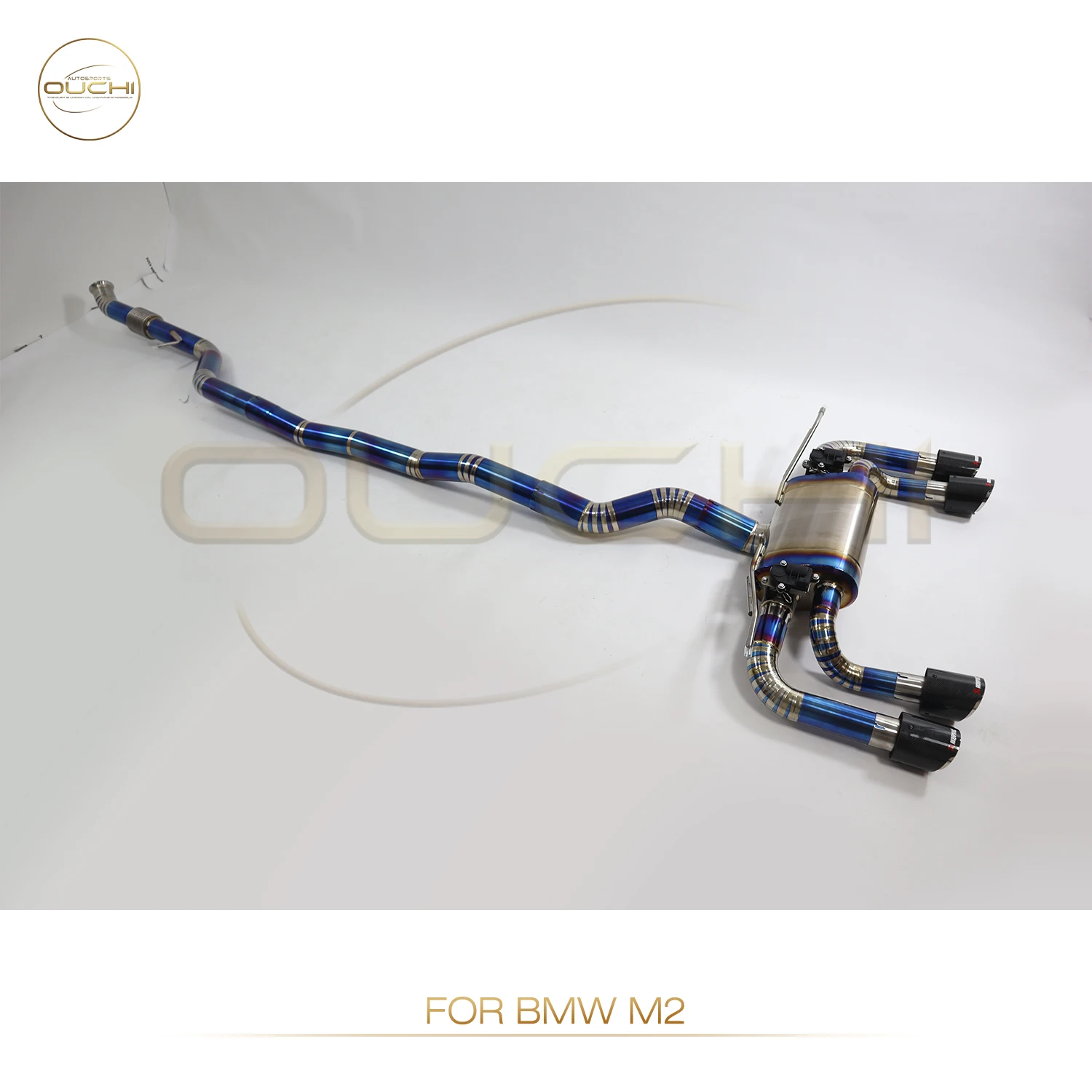 OUCHI Factory Direct Sales TC4 Catback for BMW M2 With Electronic Valve and Tips High Performance Exhaust System