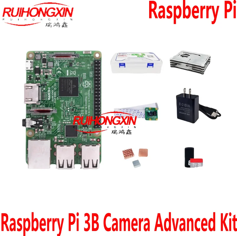 

Raspberry Pi 3B Development Board 3rd Generation Camera Advanced Kit