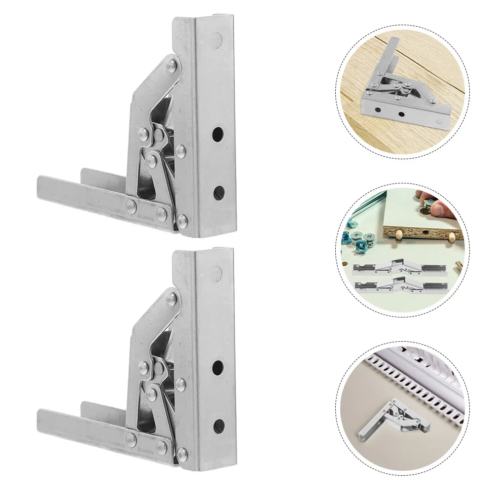 

2Pcs Heavy Duty Hidden Hinge for Short Arm Cabinet Doors 90 Degree Opening Angle Folding Bracket Concealed Hinges for Kitchen
