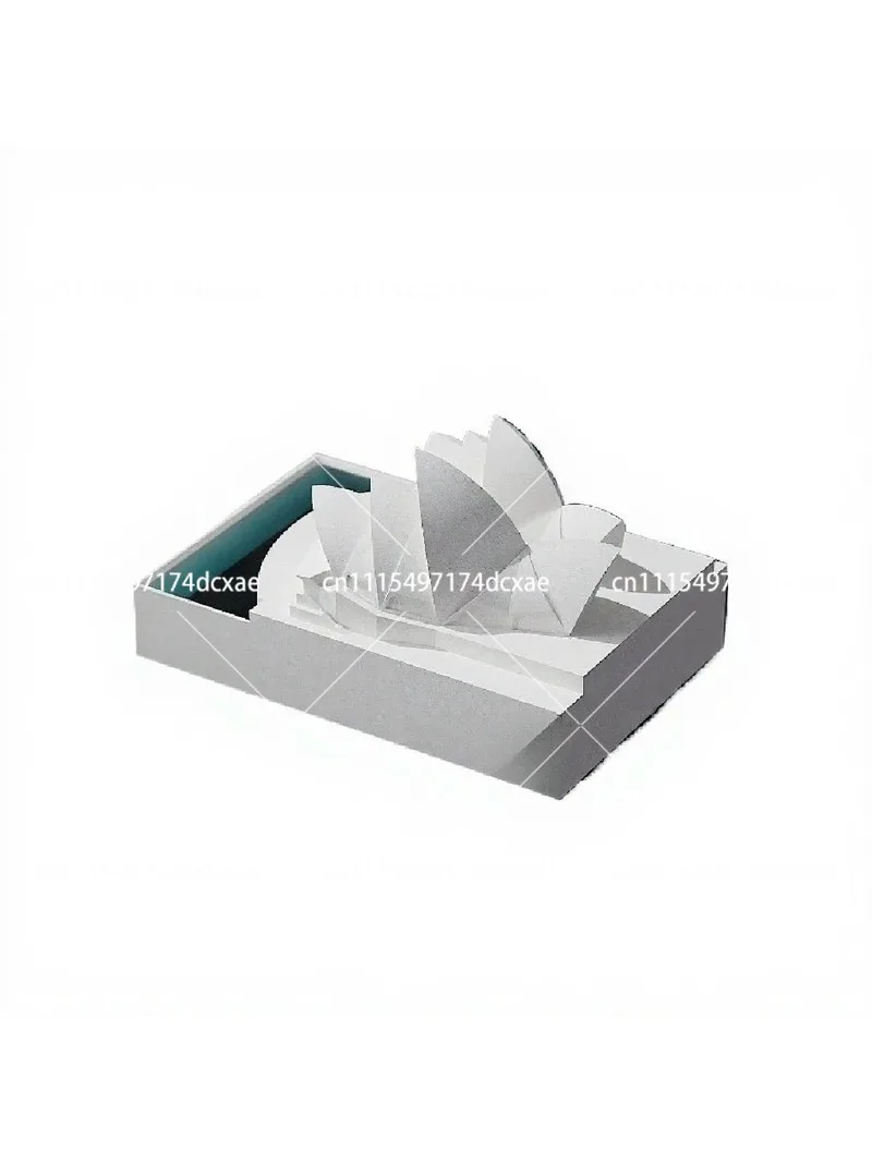 Cement Classic Famous Building Model Home Decoration Office Desktop Concrete Ornament