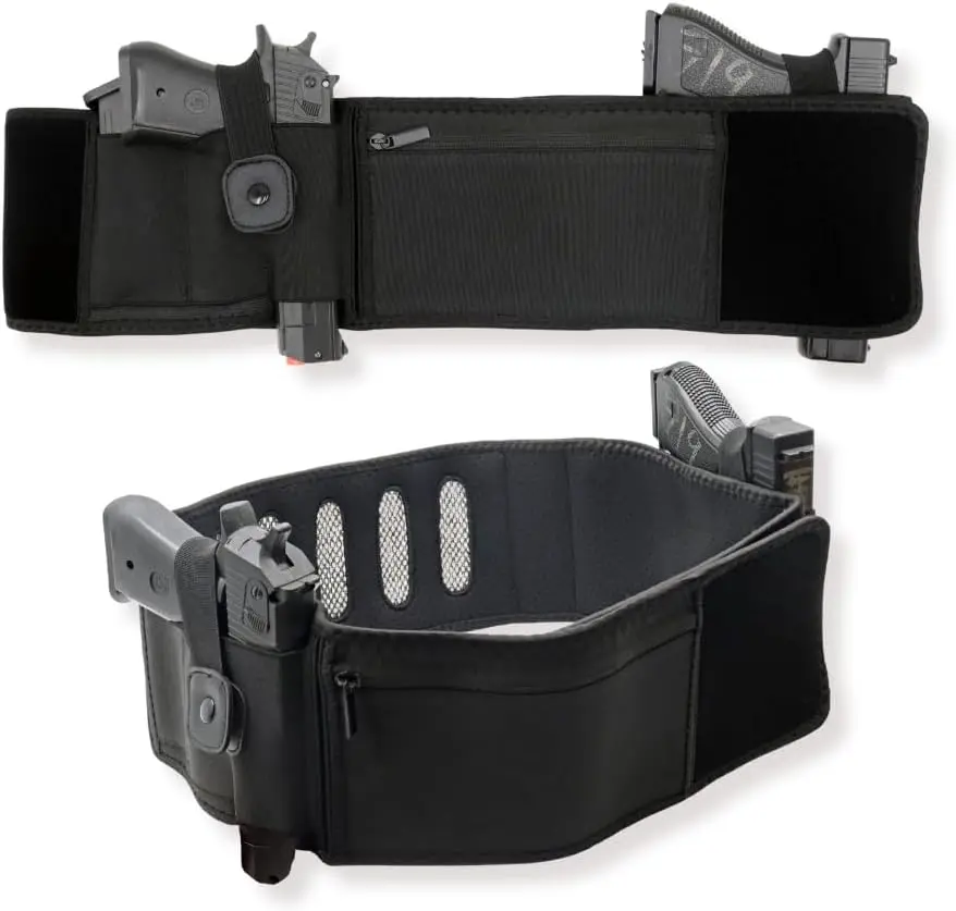 

5-in-1 Holster Waistband for Running Jogging Hiking Fits Most Handguns