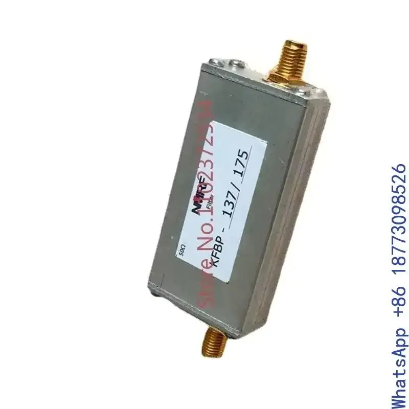 

Полосовой фильтр VHF 137–175 МГц, интерфейс SMA