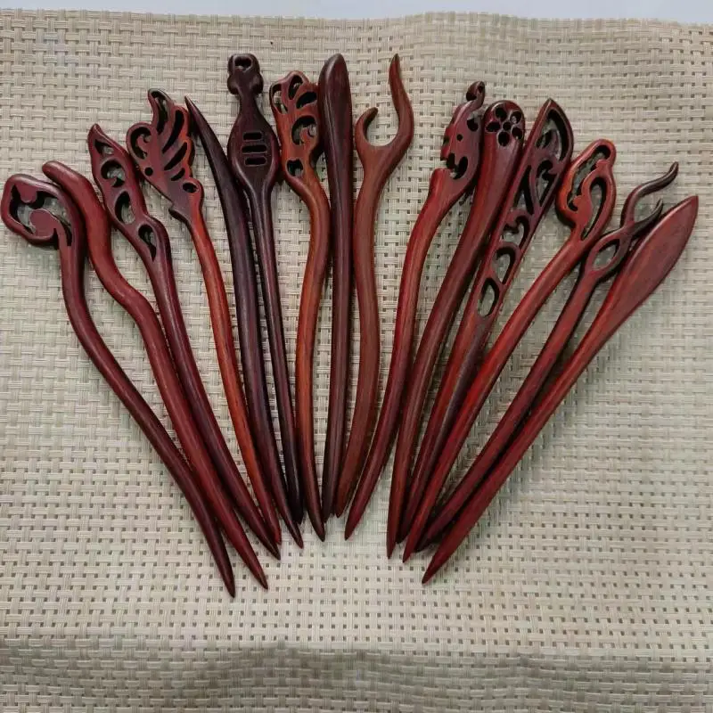 

Rosewood, sandalwood, retro hairpins, accessories, pantou girls, ancient costumes, hairpins, home users, cute and fashionable