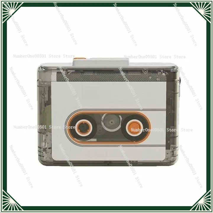 6508 Retro Old Fashion Cassette Player Walkman, Portable Stereo Single Play Tape Player Bluetooth Rechargeable