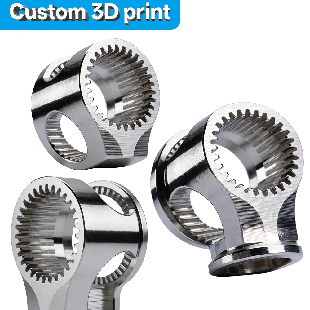 Custom Aluminum Metal 3D Printing Services SLM 3D Printing Technology STL Files Surface Polishing Electroplating Treatment print