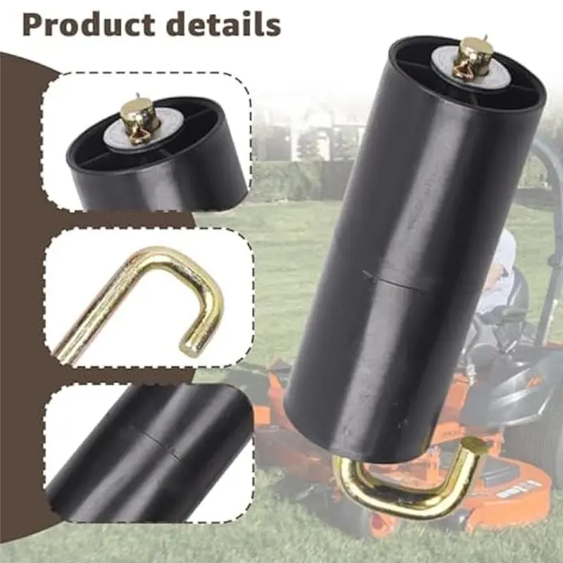 ABSJ-For Craftsman Cub Cadet Mtd Troy-Bilt Replacement Parts- Deck Roller And 711-3314A Deck Roller Pin 731-05679 731-05679B Mow