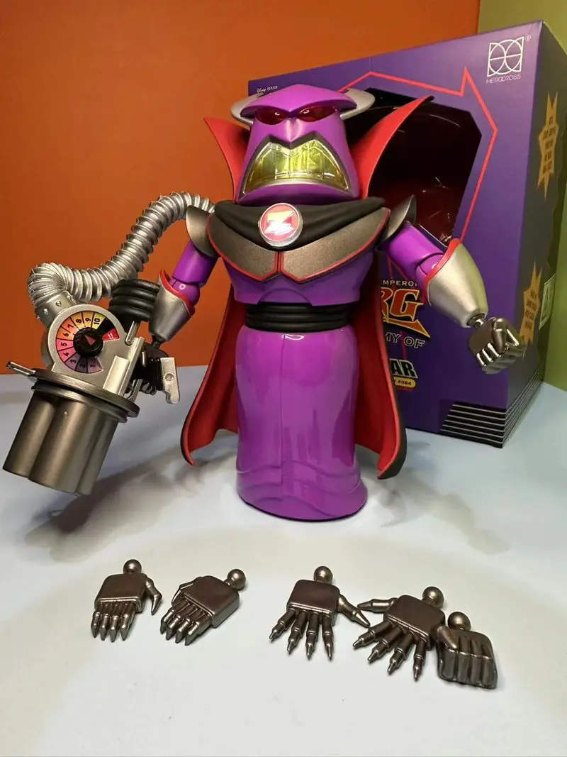 Herocross Toy Story Buzz Lightyear Evil Emperor Zurg Hybrid Metal Figuration Audible And Luminous Toys Gifts