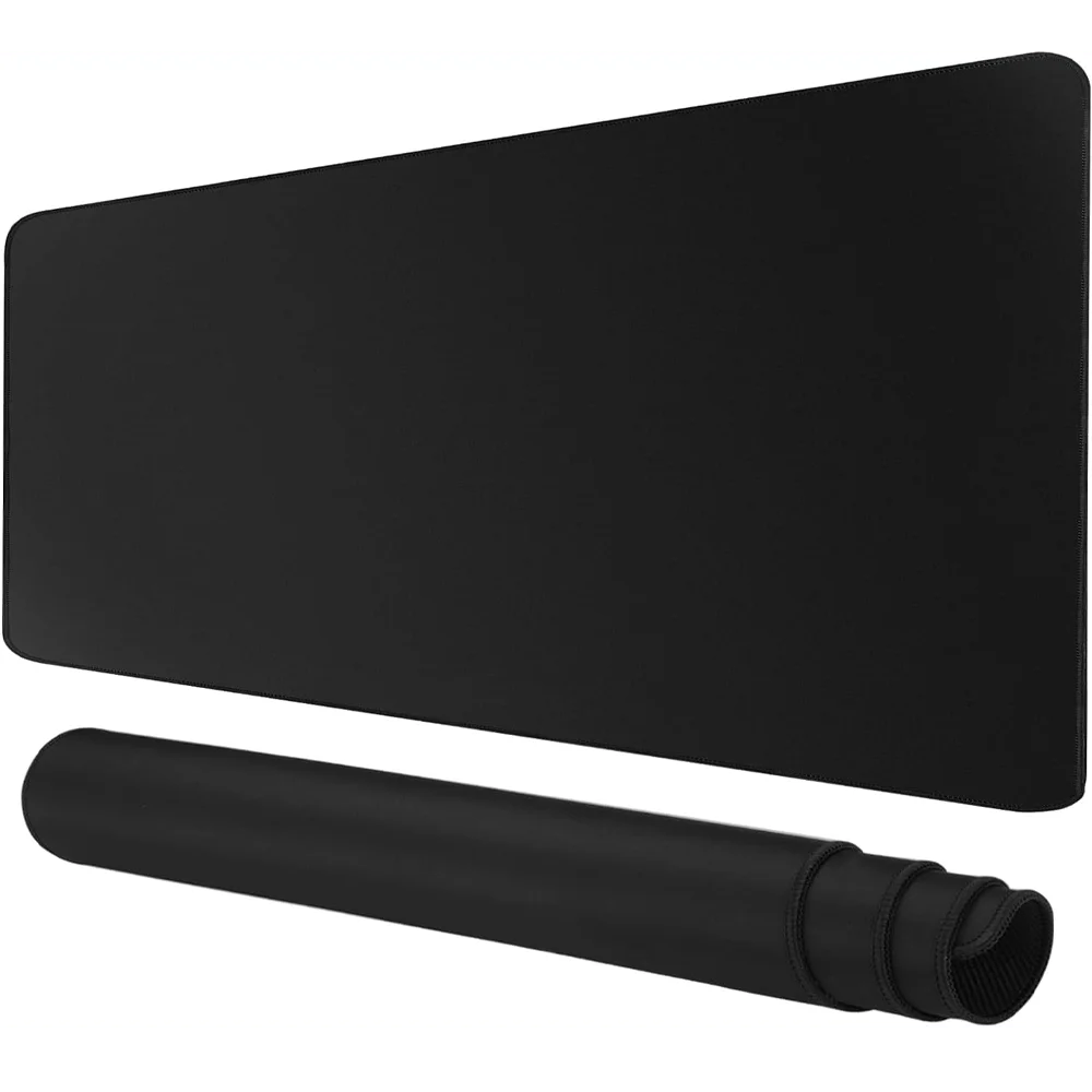 High-quality Black Large Mouse Pad Desk Mat Non-Slip Durable Stitched Edge office mousepad Mouse carpet gaming pad tapis souris