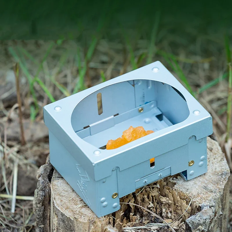 

Portable German Folding Cassette Stove Solid Fuel Stove Picnic Stove And Heater For Outdoor Camping