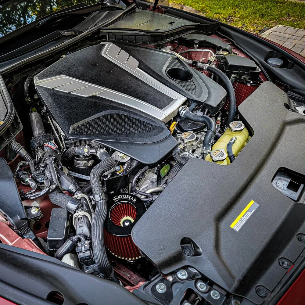 KYOSTAR جودة عالية مدخل هواء بارد عدة الأنابيب تصفية ل 2016 + إنفينيتي Q50 Q60 3.0L التوأم توربو VR30DDTT حالة جديدة مخصصة