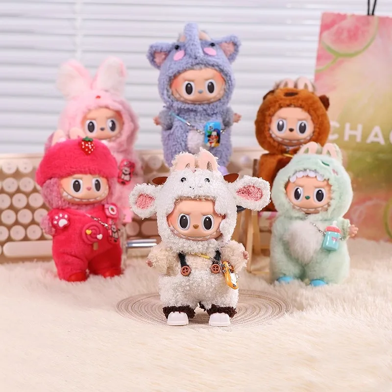 

Suitable For 15-17 Cm Ropa Labu V1 V2 V3 Plush Lamb Clothing Set Cute Dress Up Doll Accessories Festival Clothing Set Gift