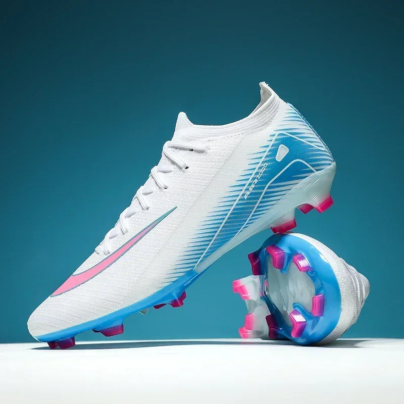 

Men Soccer Shoes TF/FG Society Professional Football Boot Comfortable Booties Resistant Grass Training Fast Football Shoes Tenis