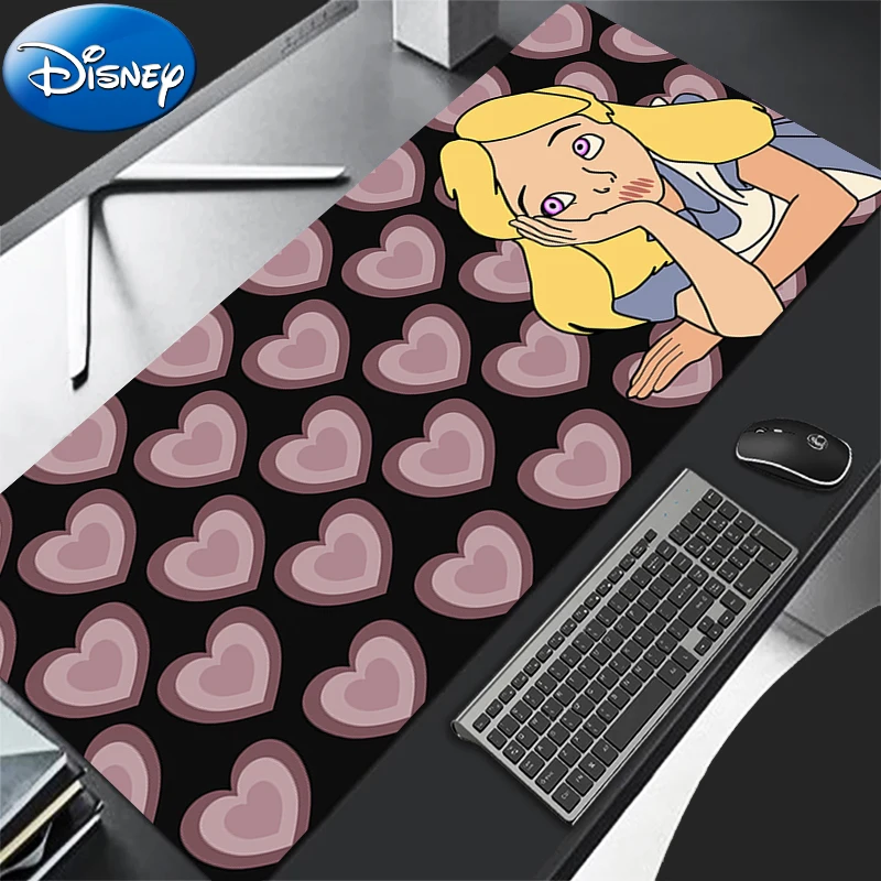 애니메이션 마우스 패드 노트북 카와이 녹색 식물 키보드 패드 PC 이상한 나라의 앨리스 데스크탑 마우스 매트 게임 액세서리 마우스 패드