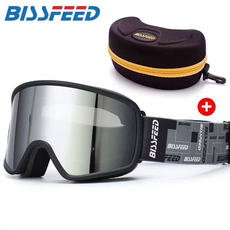 

Ski Goggles Anti-Fog Ski Goggles Men's Double-Layer Cylindrical Snowboard Glasses Women's Card Myopia Snow Glass