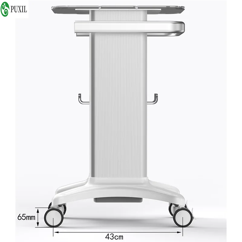 Beauty Instrument Trolley Desktop Rolling Trolley Multifunctional Dental Cart Acrylic Small Bubble Medical Cart