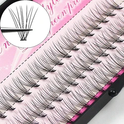 10D Mink Grafting Lashes1 Box/60 Bundles Russia Natural C Curl False Eyelashes Individual Cluster Eyelash Makeup wholesale