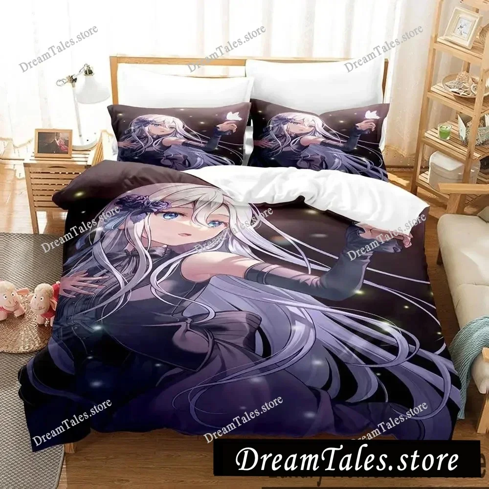 

3D Print Yoisaki Kanade Anime Project SEKAI Bedding Set Boys Girls Twin Queen King Size Duvet Cover Pillowcase Bed Boys Adult741