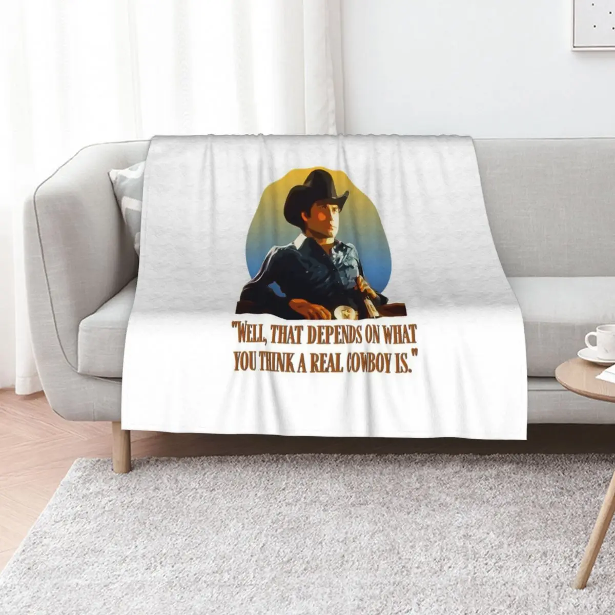 Needed Gifts American Urban Cowboy Romantic Western Movie Gifts Movie Fans Throw Blanket Beautifuls warm for winter Blankets