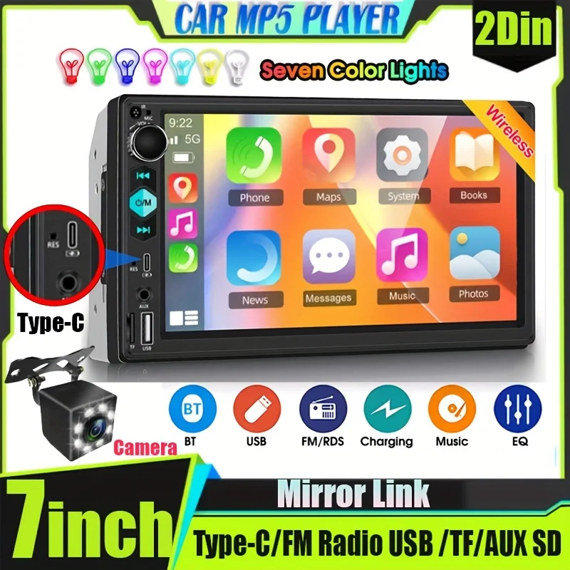7-Inch Hd Car Stere… - image
