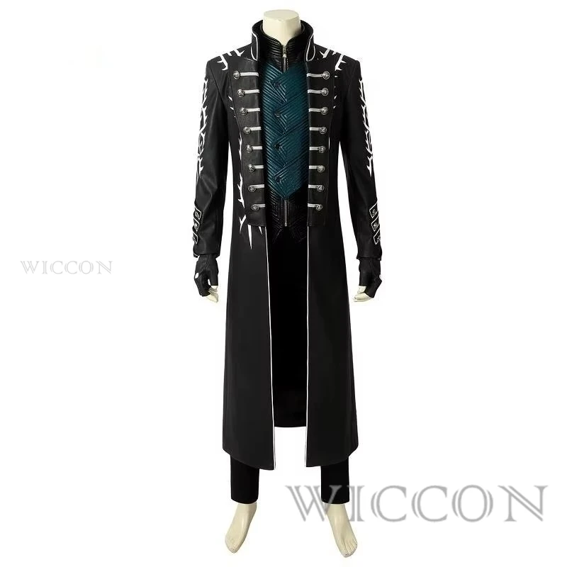 Devil May Cry 5 Adult Woman Disguise Vergil Cosplay Anime Cosplays Women's Costumes Halloween Figures Men's Custumes Customized