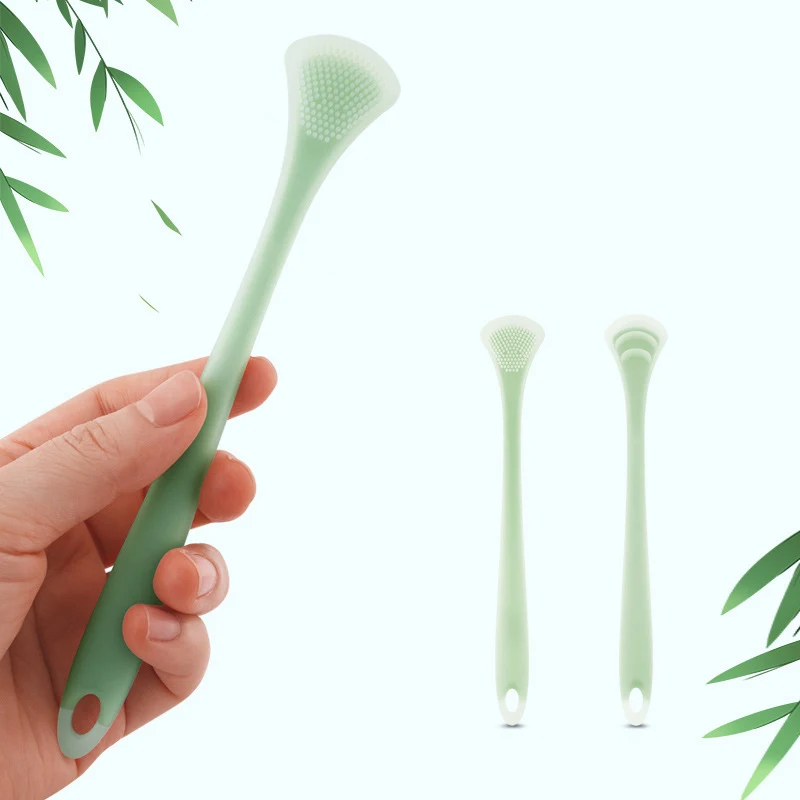 Reusable Scraper Fresh Breath Tongue Scraper Brush For The Tongue Washable Tongue Cleaning Tool Oral Hygiene Care Accessories