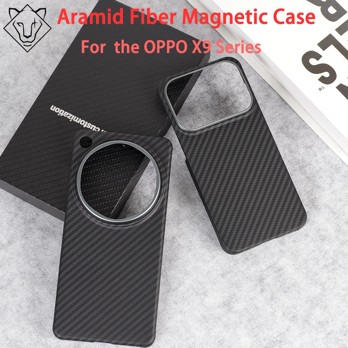 

Чехол из углеродного волокна 600D для Oppo Find X9 Ultra, защитный чехол из кевлара и арамидного волокна, чехол для мобильного телефона Find X9