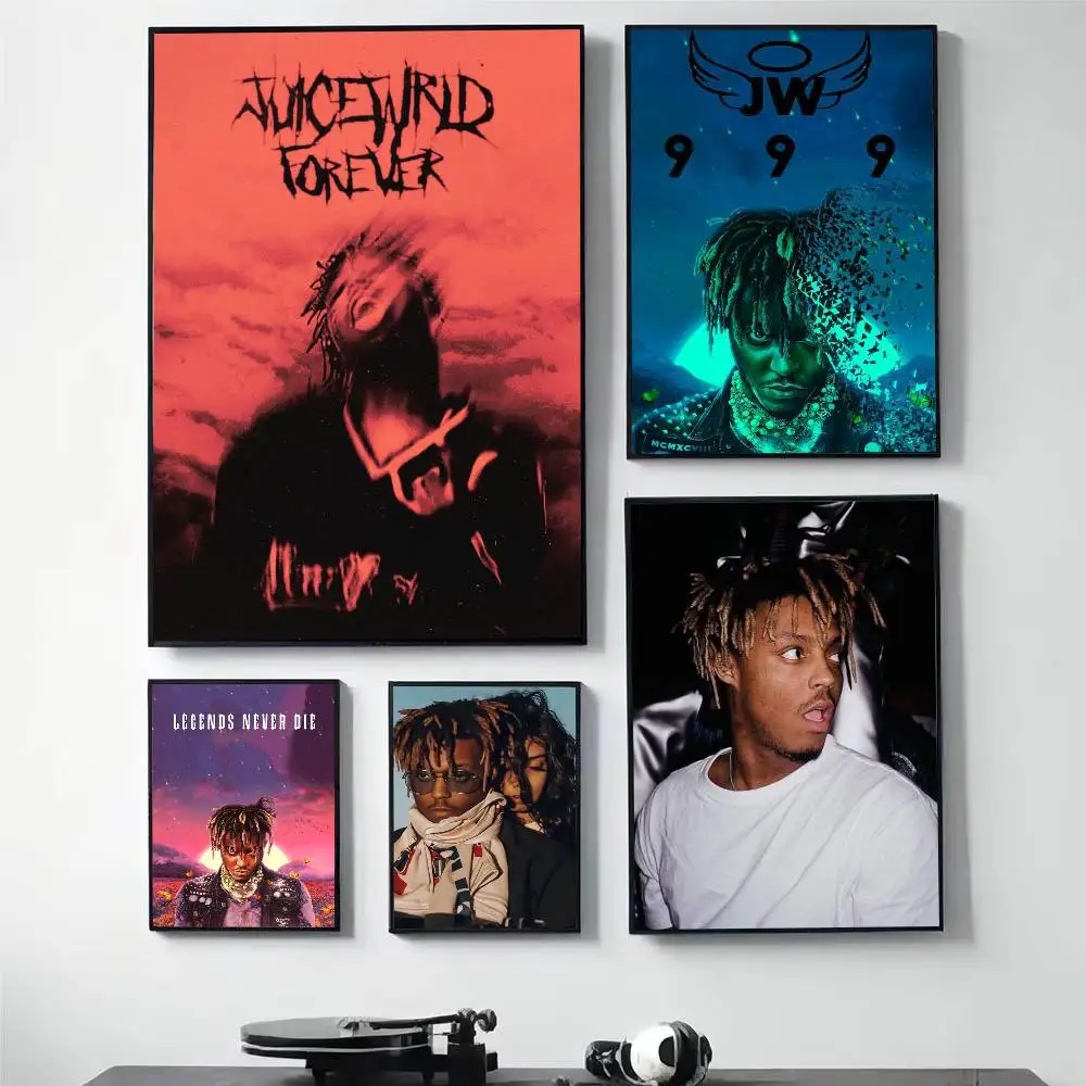 

J-Juice WRLD Poster Versatile HD Waterproof Wall Art Self-Adhesive Decor for Any Space Ideal Gift