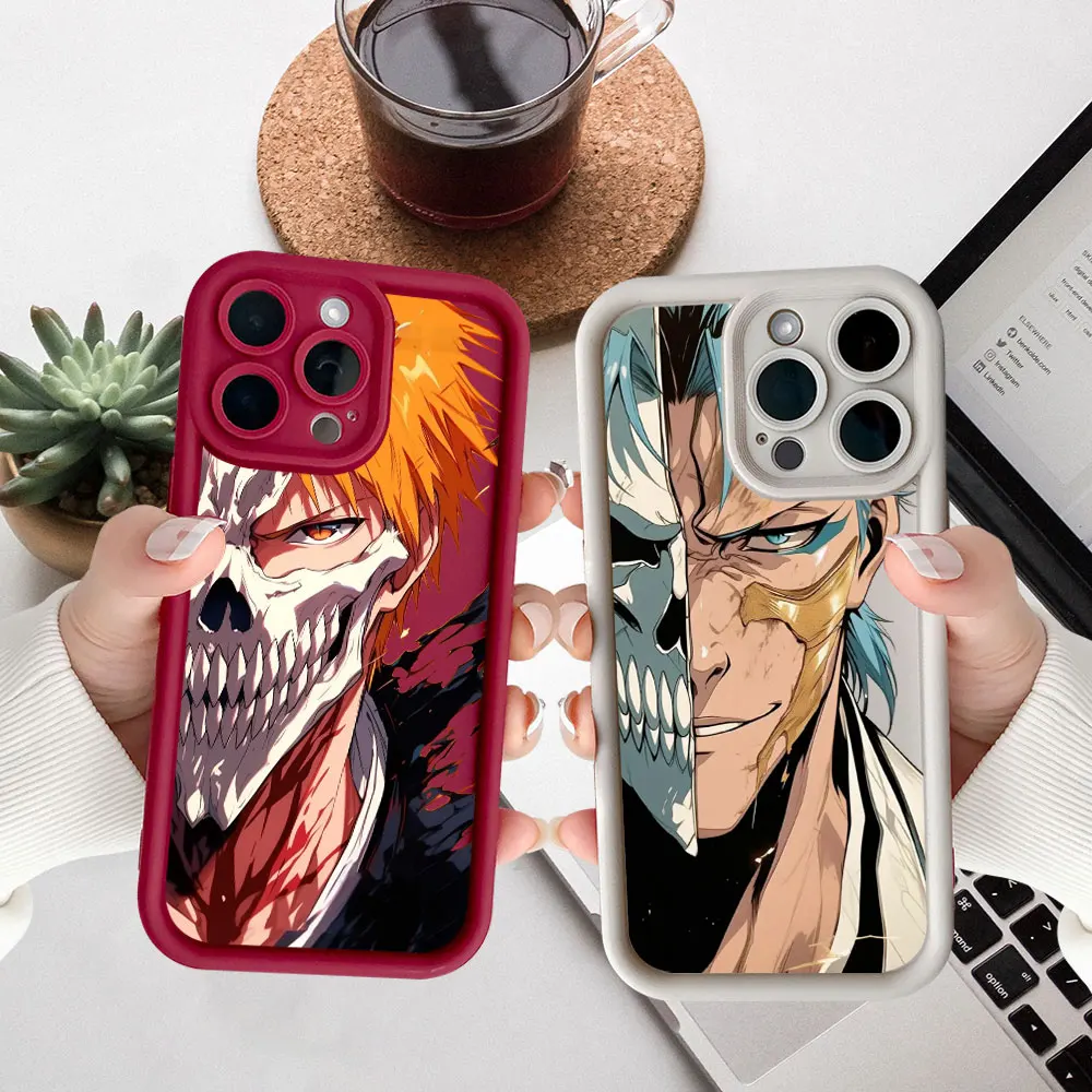 Bleach Kurosaki Ichigo Grimmjow Jaggerjack funda de teléfono para OnePlus 12 11 10r 8t Ace Nord Ce 4 3 2 Lite 5G cubierta de silicona líquida