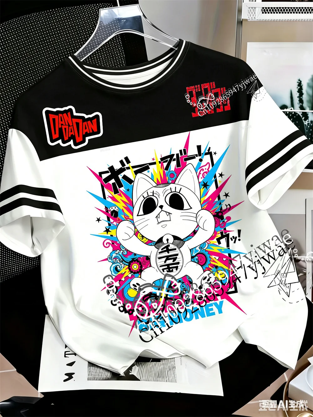 Dandadan Turbo Granny Takakura Ken Ayase Momo 3D-gedrucktes Kurzarm-Anime-Fan-T-Shirt Y2k Streetwear Sommer Erwachsenen- und Kinder-T-Shirt – Detail 13