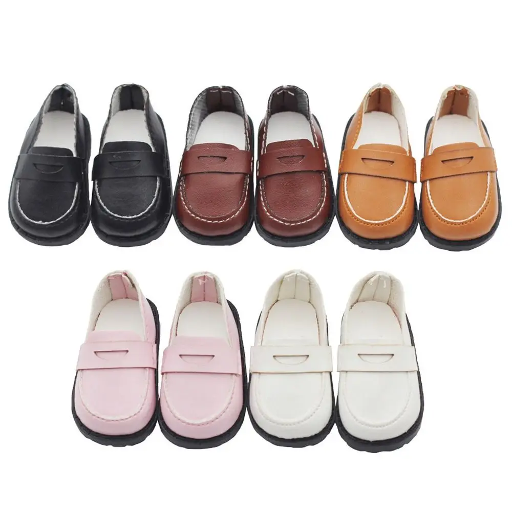 15/20cm Cotton Dolls Leather Shoes Clothes Accessories For 1/12 1/14 Dolls for EXO Doll Casual Wear Shoes DIY Doll Gift Toys