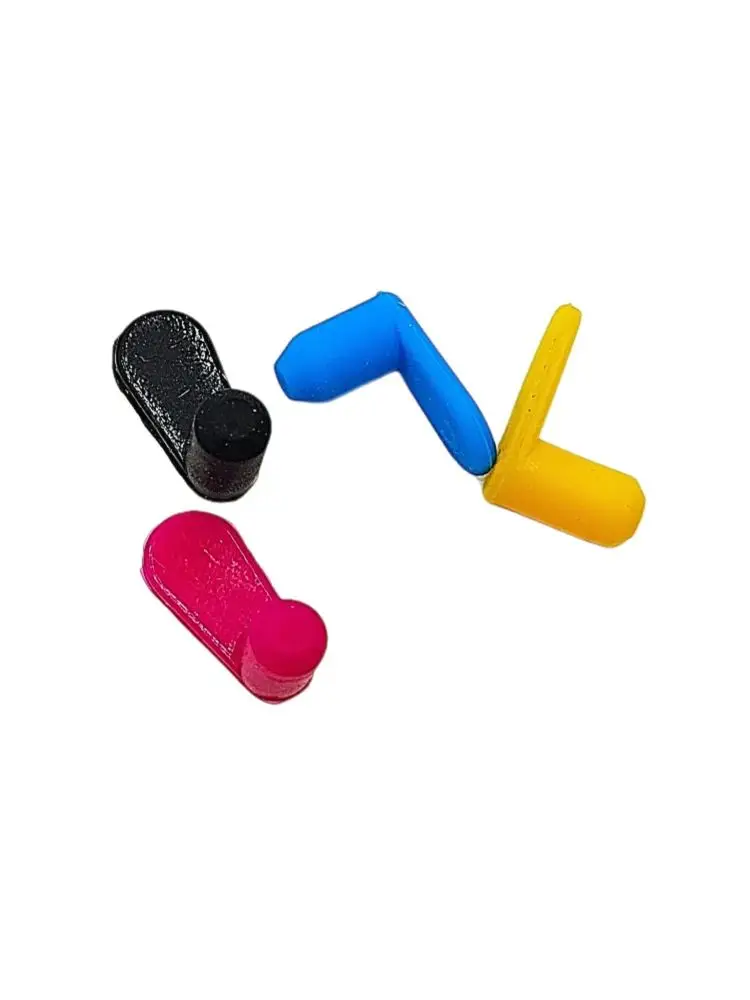 Bouchon universel en silicone de 4 mm pour recharge de cartouche d'encre, étanche, anti-fuite, accessoires DIY CISS, capuchon d'étanchéité pour HP Epson Canon
