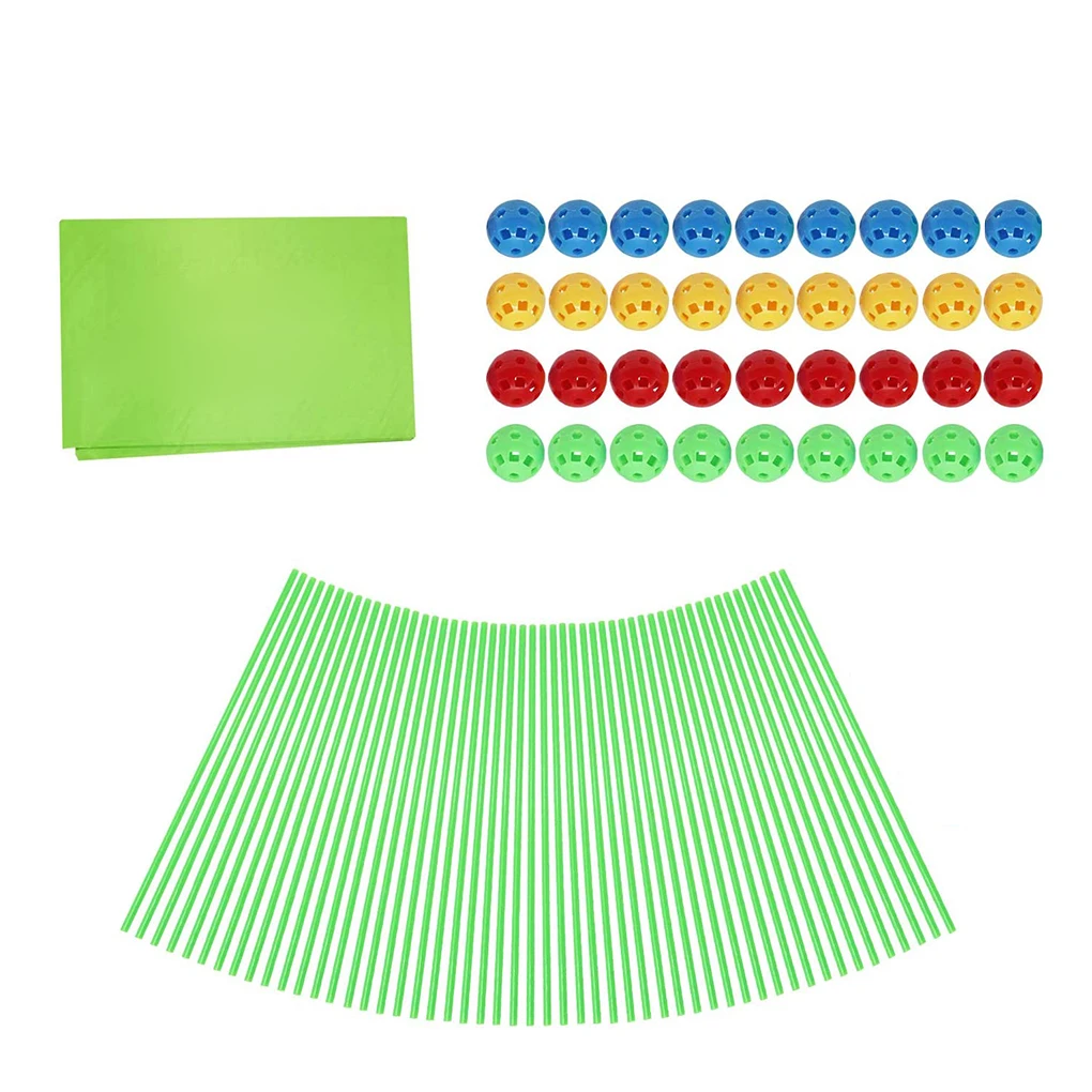 

Fort Building Kit DIY Educational Construction Stick Ball Plastic Children Tent Castle Building Toy