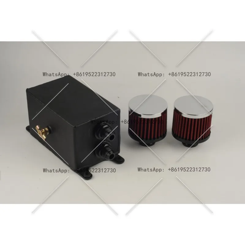 Aluminum Universal Racing AN10 Oil Catch Can Turbo Reservoir Oil Catch Can Vent Slot OCT1120