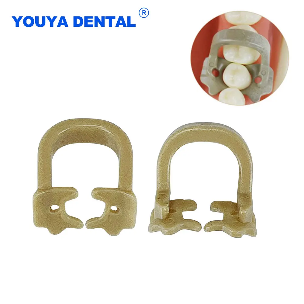 Dental Rubber Dam Clamps Kit Clamping/Seperating Ring Resin Barrier Clip Dentistry Material Dam Holder For Dental Lab