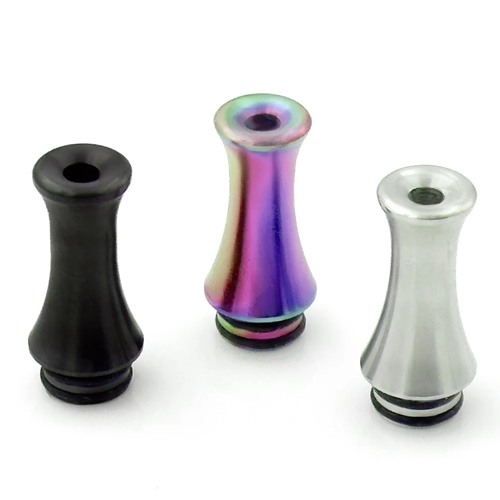 510 metall Drip Tip Ersatz Edelstahl MTL 510 Lange Tropfspitze Mundstück für Subtank Kayfun Lite Tank