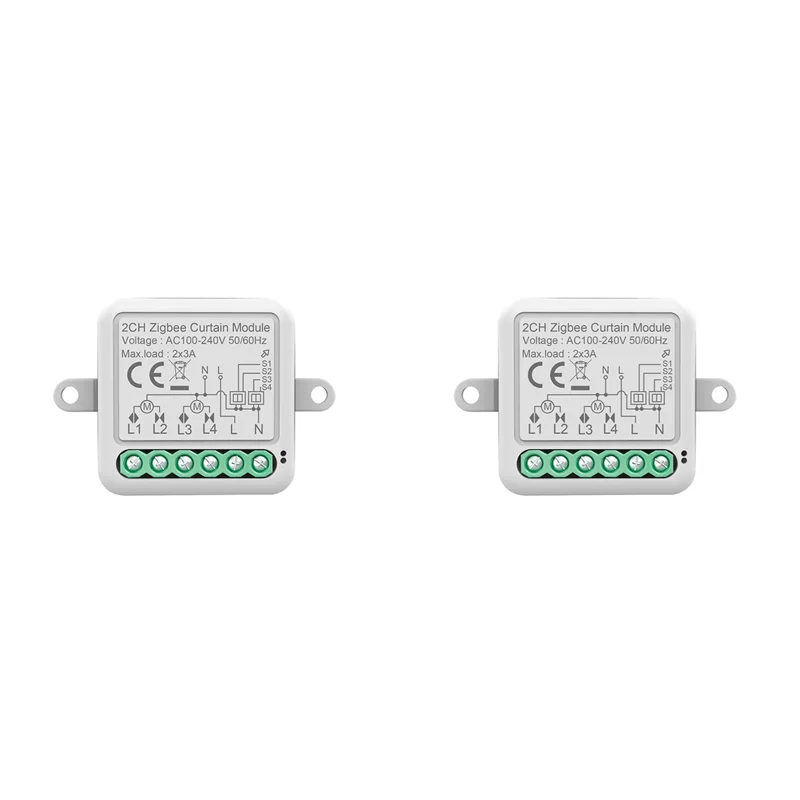 BTLIFE-2X Tuya Zigbee Module de commutateur de rideau Intelligent 2CH disjoncteur Intelligent Support APP télécommande pour interrupteur de rideau