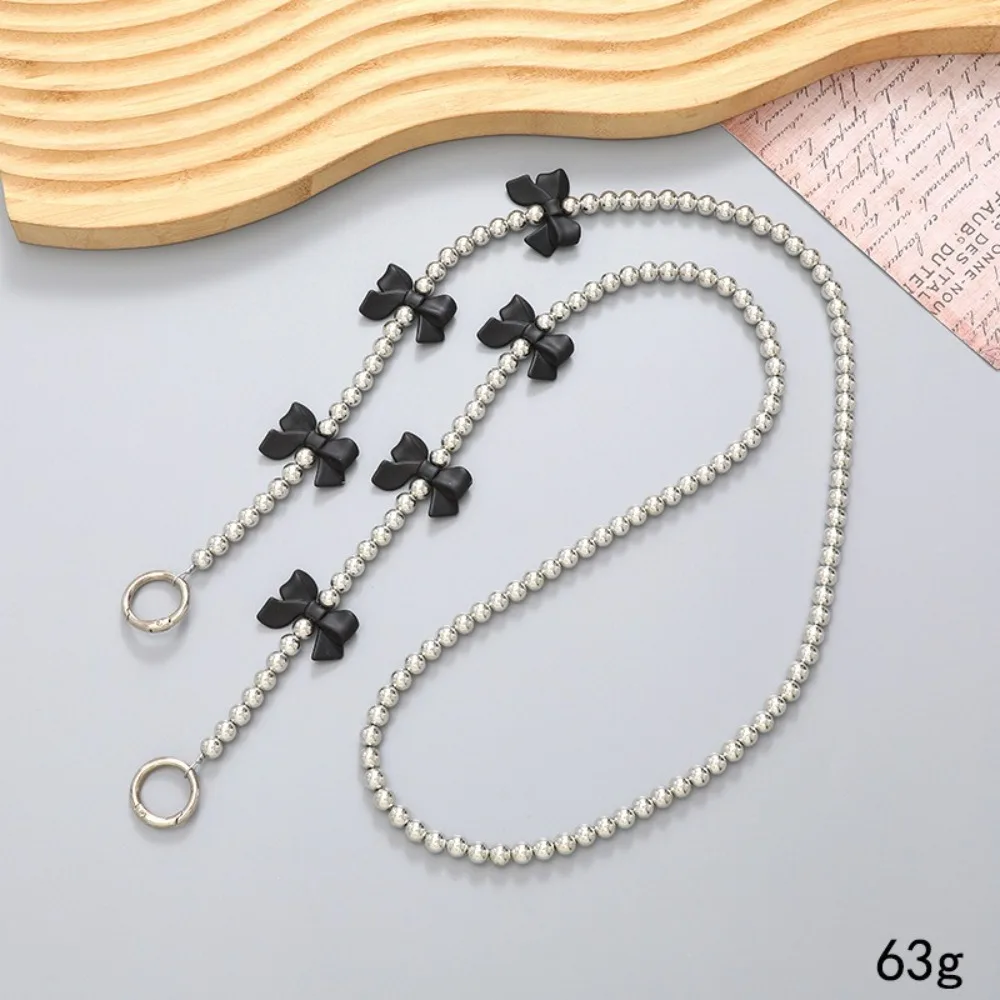 الأزياء مطرز اللؤلؤ حزام الهاتف المحمول الحبل DIY حقيبة رافعة سلسلة مكافحة خسر Crossbody سلسلة حقيبة التبعي